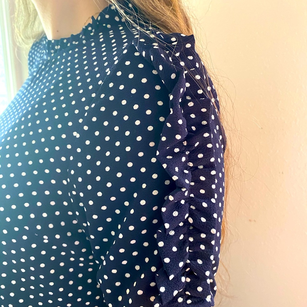 Beautiful polkadotted blouse